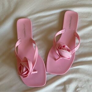 Jeffrey Campbell Jelly Pink 3D Sandals